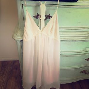 White BCBG dress